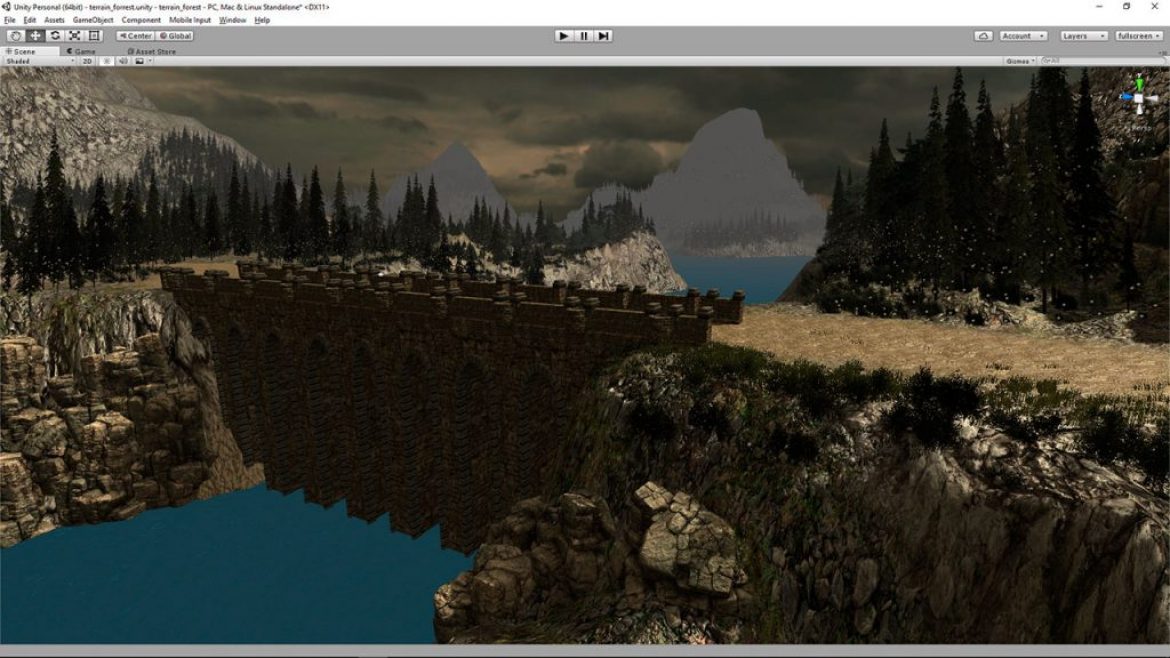 Forest – 3D scenario for videogames – Unity