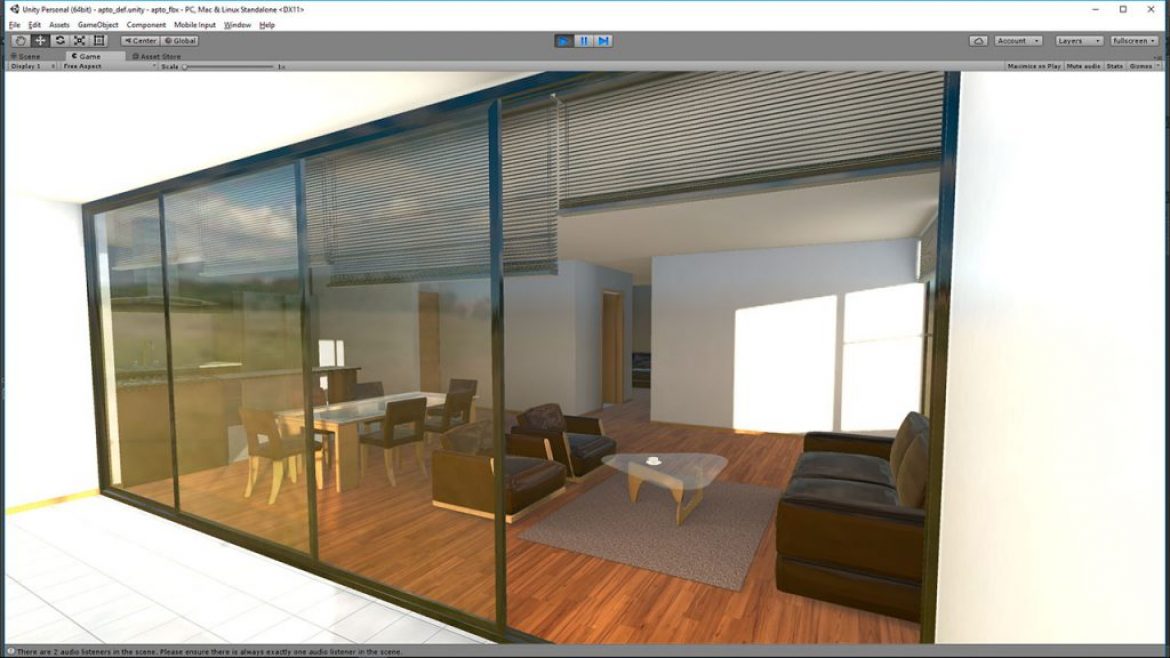 Architectural visualization – VR – Videogames – Unity